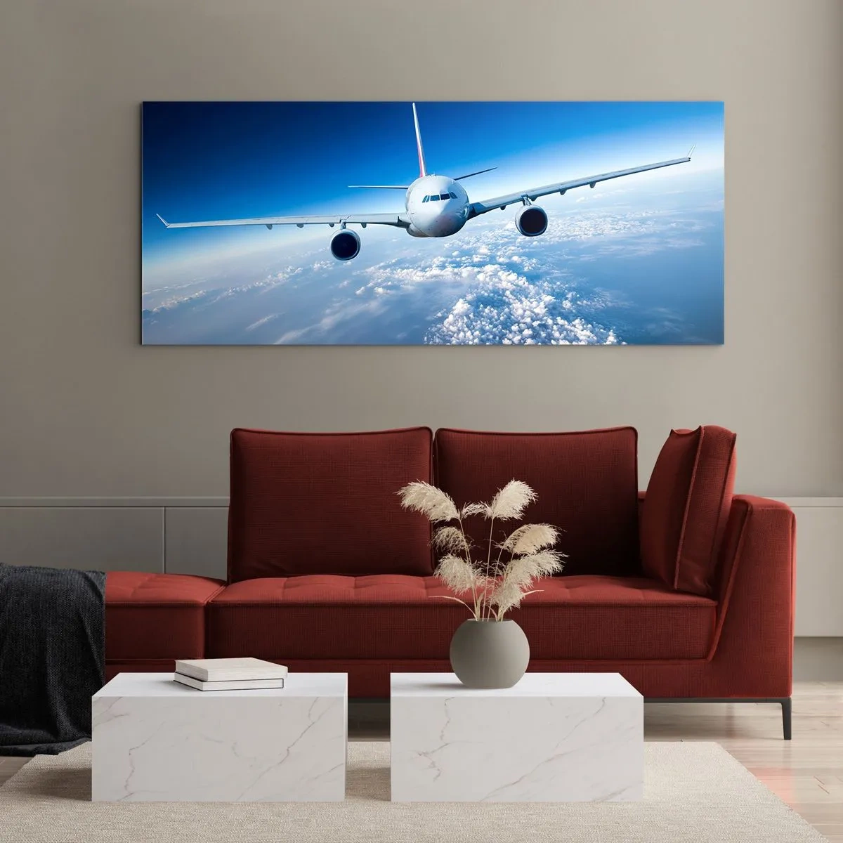 Glass picture - I Am Flying - 100x40 cm
