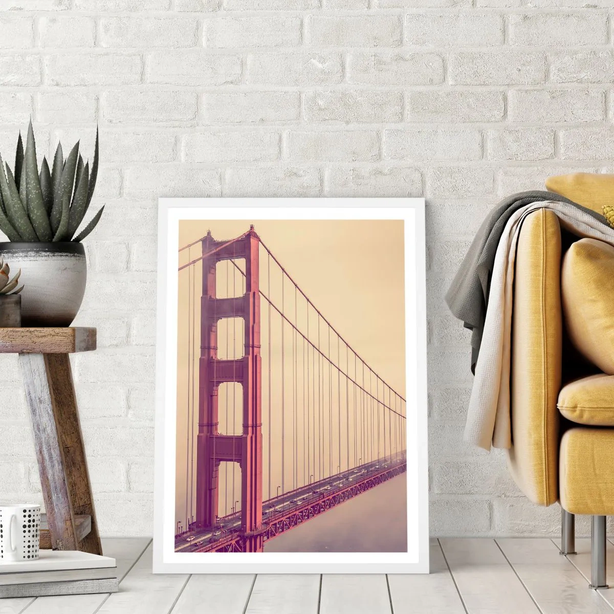 Poster in white frmae - Between Heaven and Earth - 30x40 cm