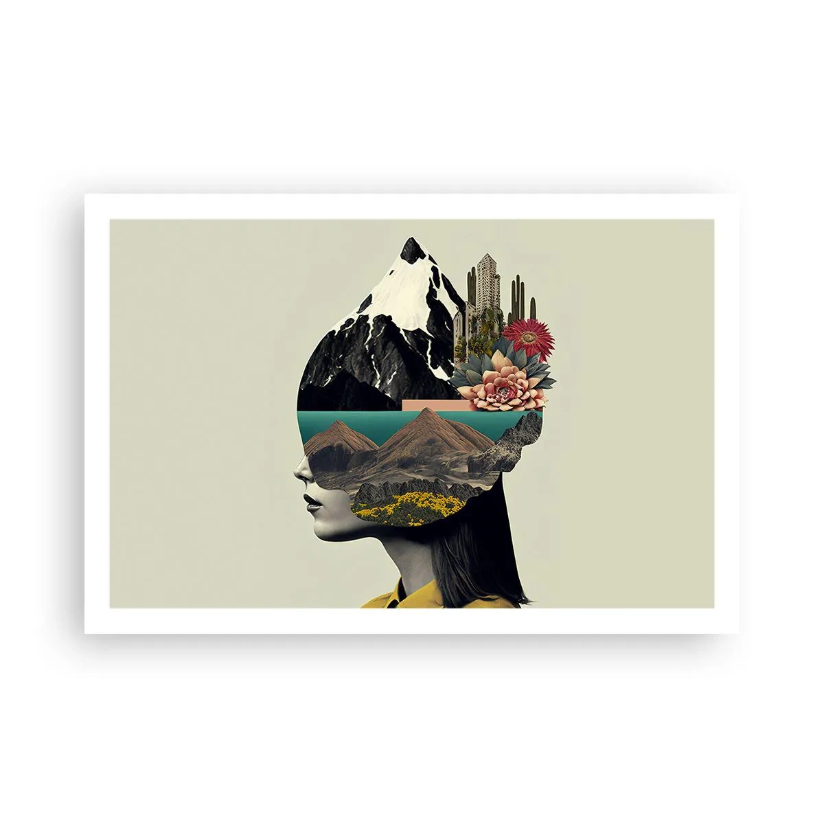 Poster - Woman - Always a Mystery - 91x61 cm
