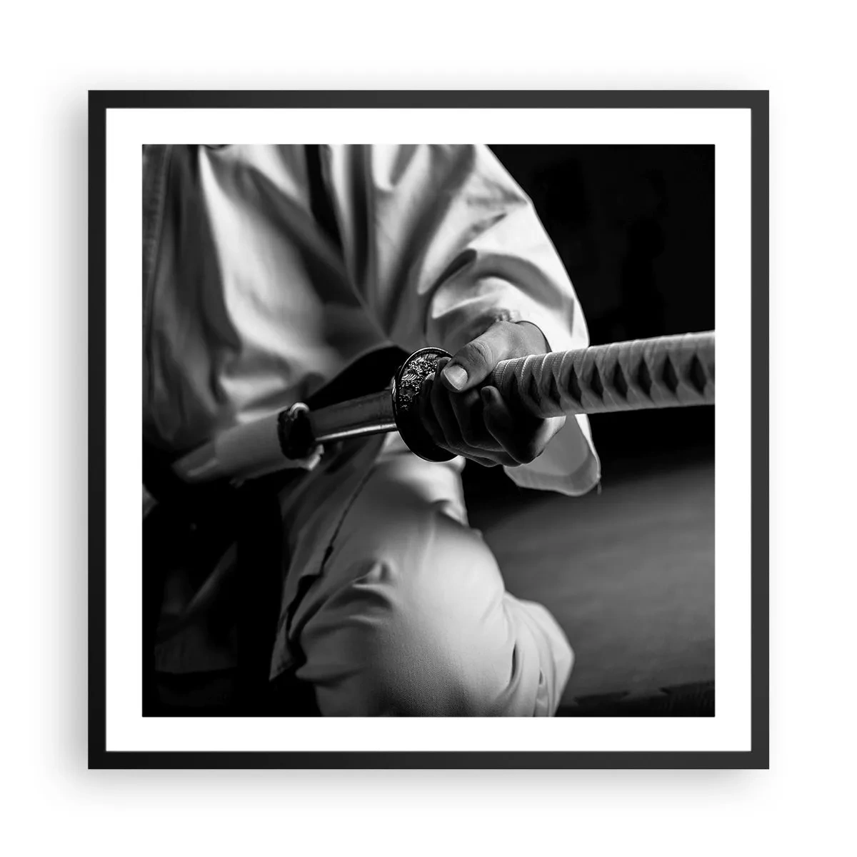 Poster in black frame - Warrior's Soul - 60x60 cm