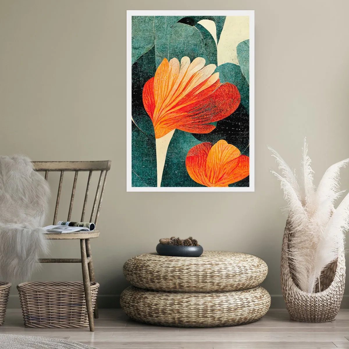Poster - Heat of the Tropics, Coolness of the Ground - 70x100 cm
