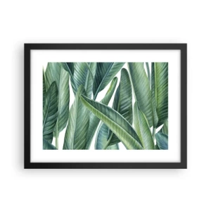 Poster in black frame - Only Green Itself - 40x30 cm