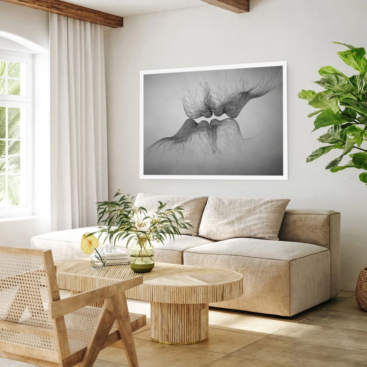 Poster - Kiss of the Wind - 50x40 cm