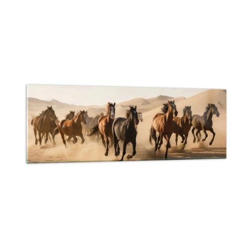 Glass picture - Free as a Wind - 90x30 cm