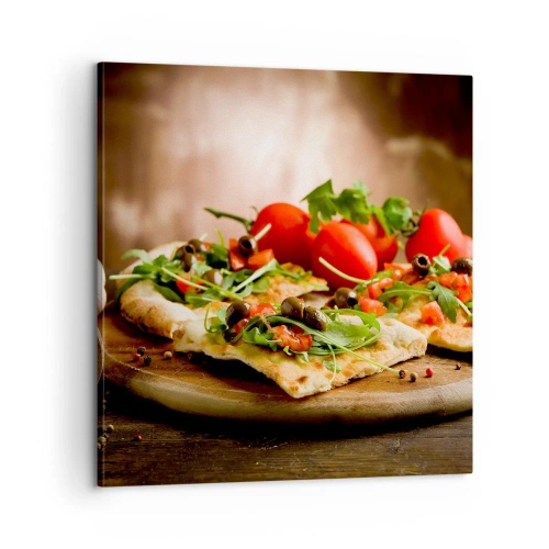 Canvas picture - Straight from the Oven and Garden - 60x60 cm