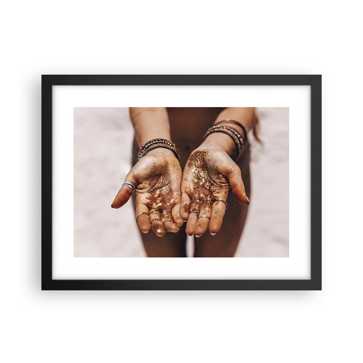 Poster in black frame - Gift for You - 40x30 cm