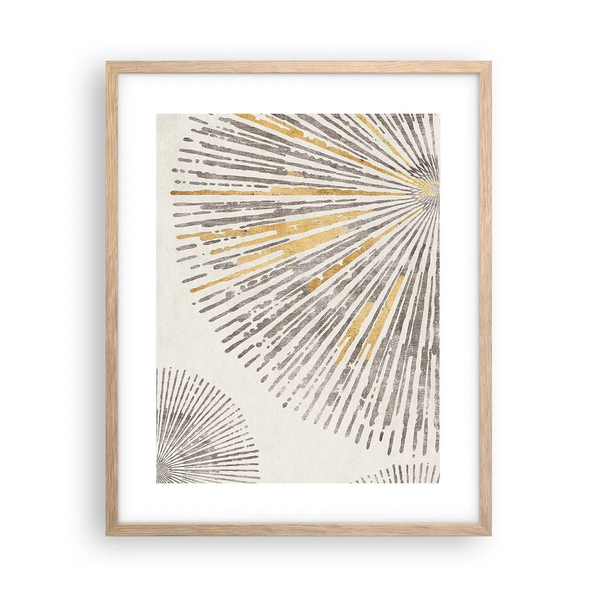 Poster in light oak frame - Beauty of a Ray - 40x50 cm