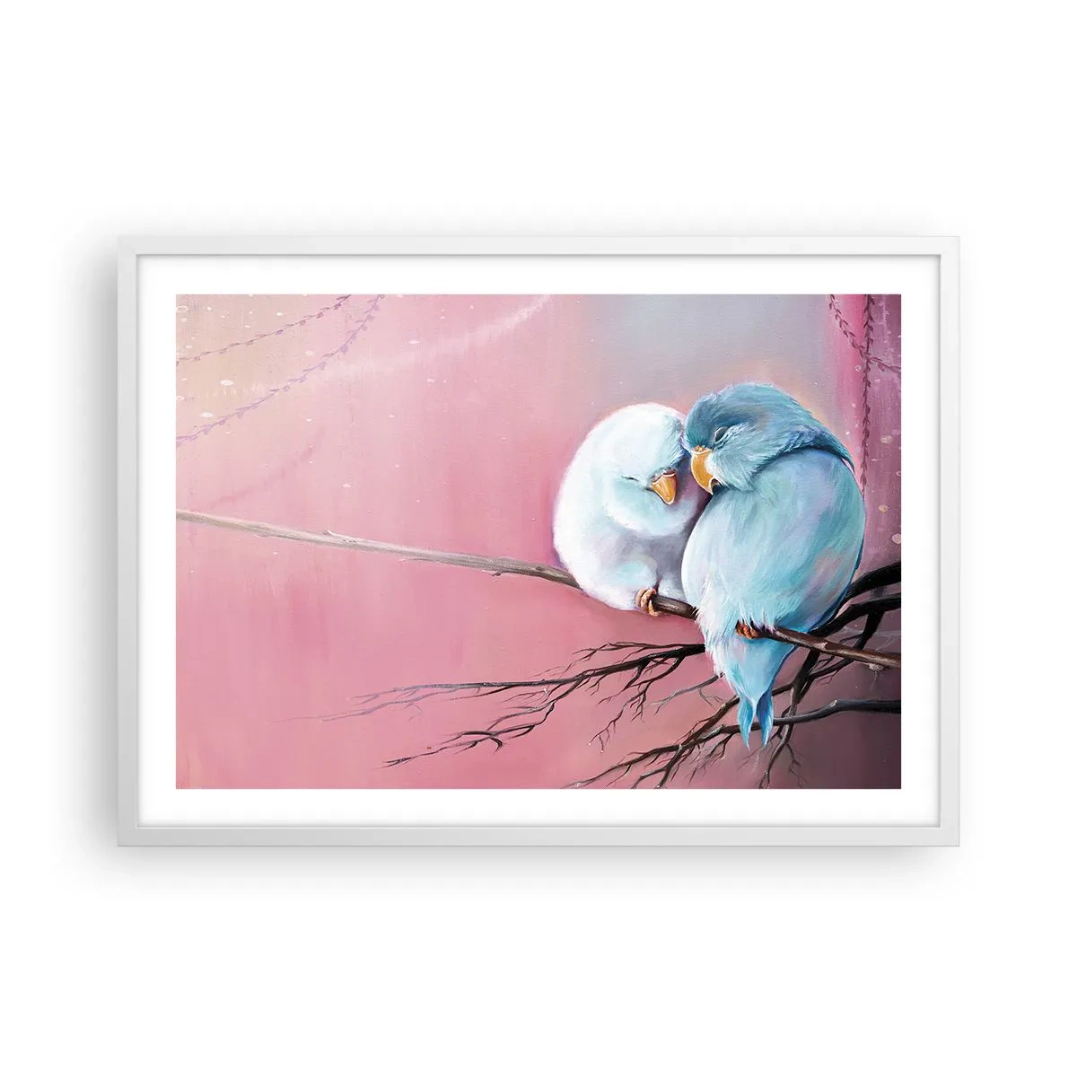 Poster in white frmae - What Can We Add? - 70x50 cm