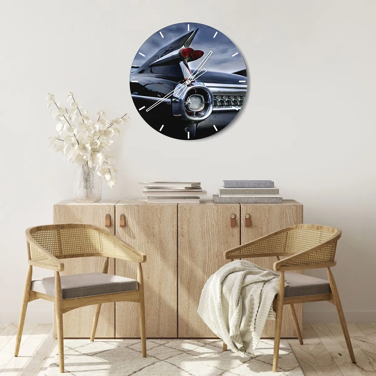 Wall clock - Clock on glass - That's Why It Is Beautiful! - 30x30 cm