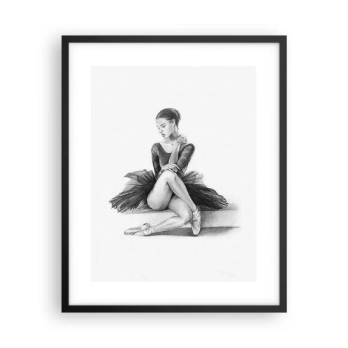 Poster in black frame - Enchanted by a Dance - 40x50 cm