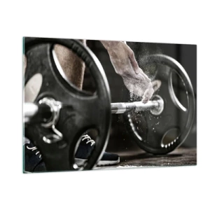 Glass picture - Challenge Accepted! - 120x80 cm