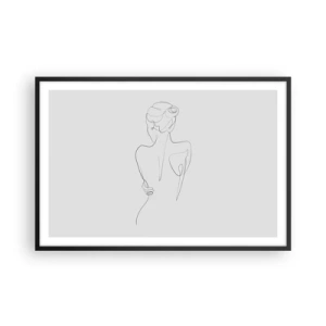 Poster in black frame - Music of the Body - 91x61 cm