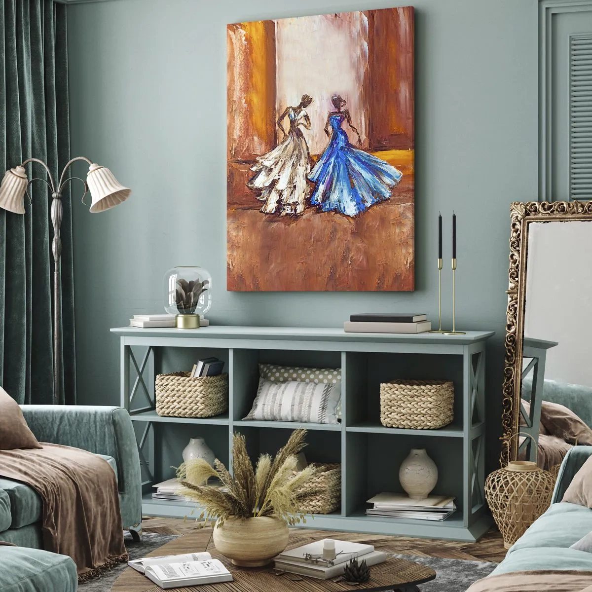 Canvas picture - Charming Duo - 50x70 cm