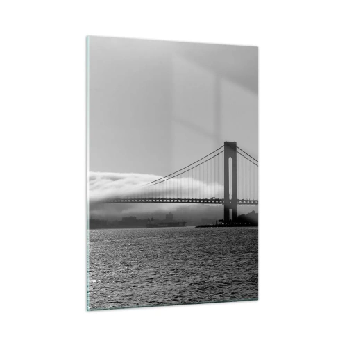 Glass picture - Sailing through the Golden Gate - 50x70 cm