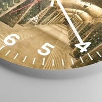 Clock face with numbers