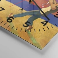 Clock face with numbers