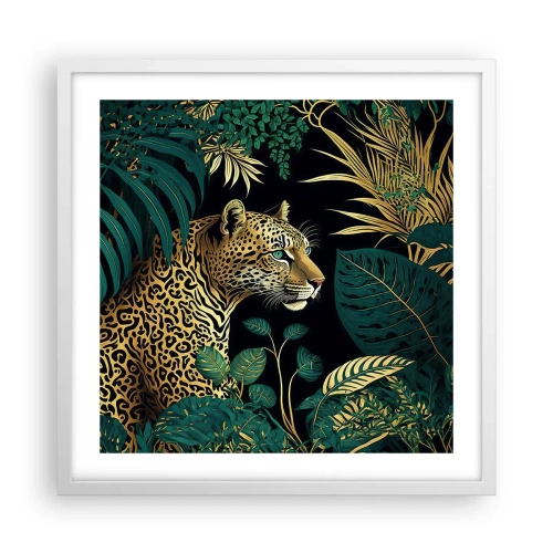 Poster in white frmae - Host in the Jungle - 50x50 cm