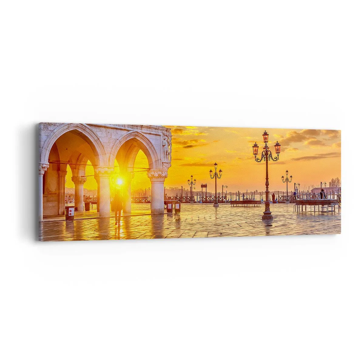 Canvas picture - Where Is Everybody? - 90x30 cm