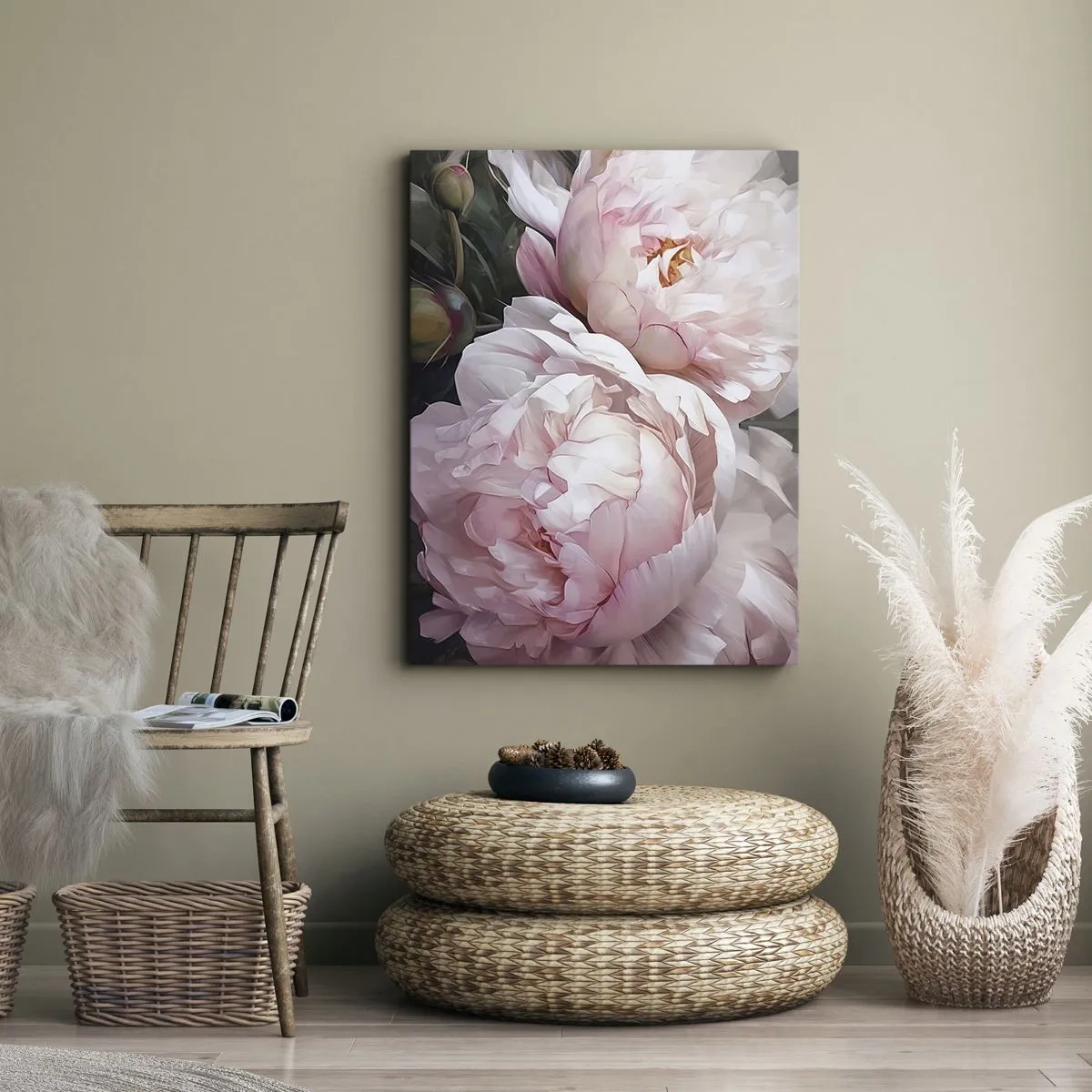 Canvas picture - Captured in Full Bloom - 55x100 cm