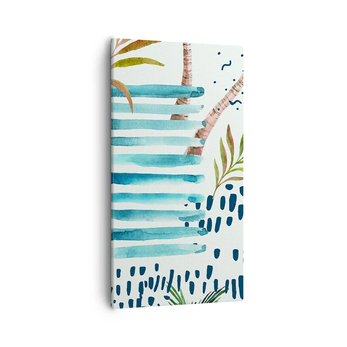 Canvas picture - Holidays under the Palms - 55x100 cm