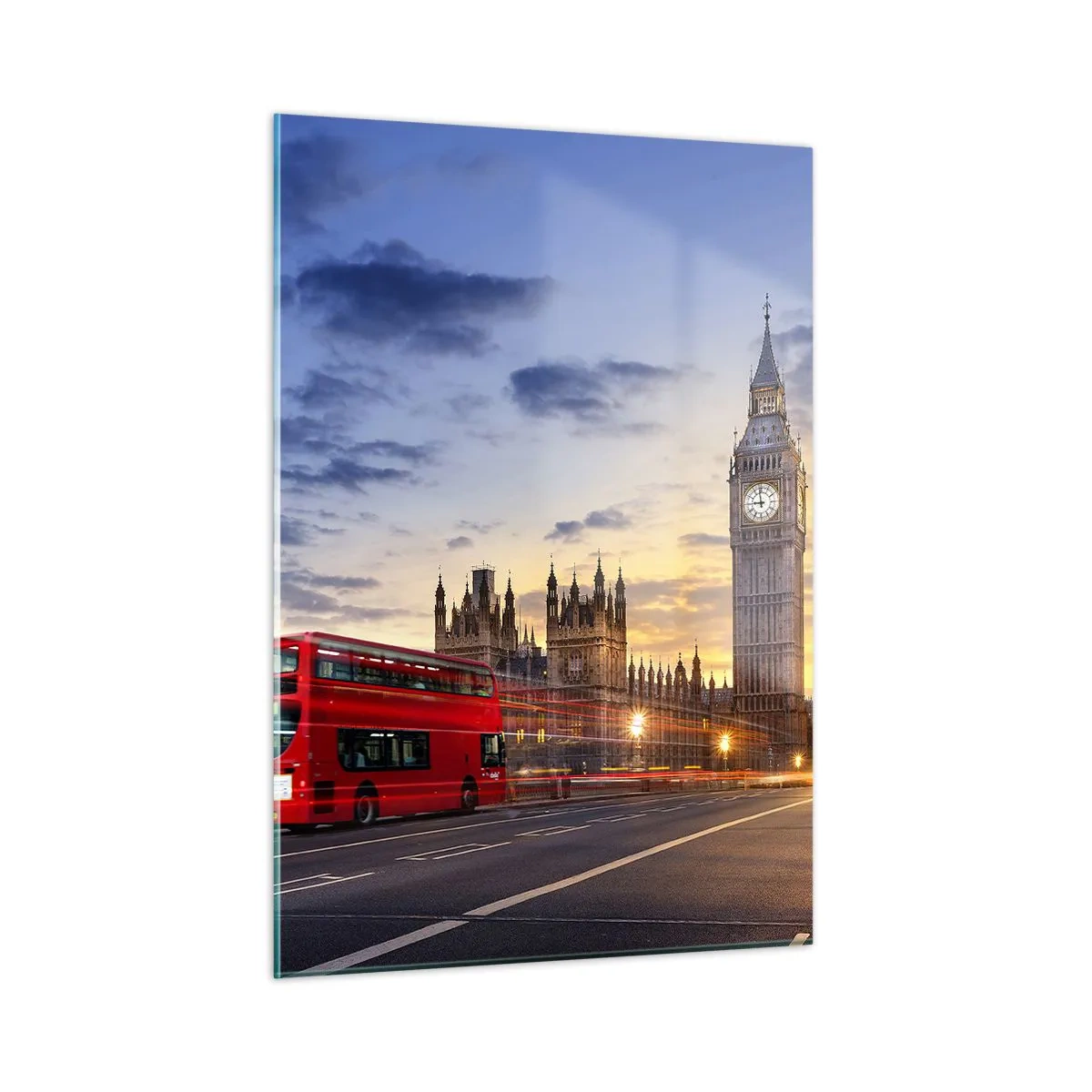 Glass picture - Characteristic Landmarks - 50x70 cm
