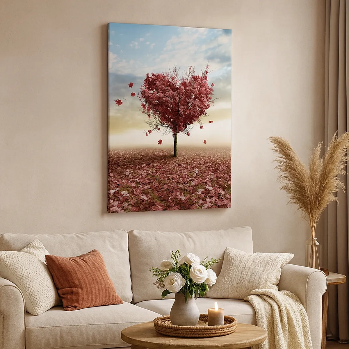 Canvas picture - Fall in Love with Autumn - 50x70 cm