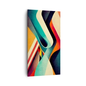 Canvas picture - Intense Composition - 55x100 cm