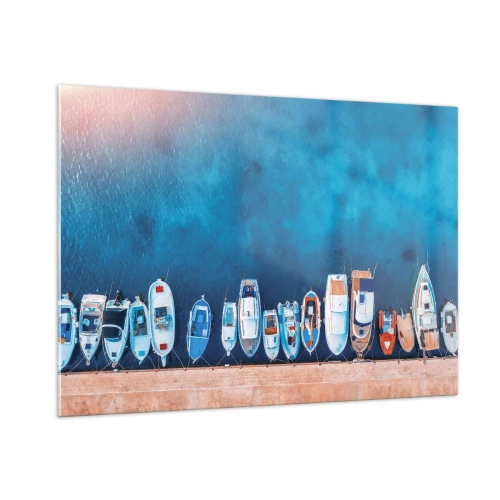 Glass picture - In One Row - 100x70 cm