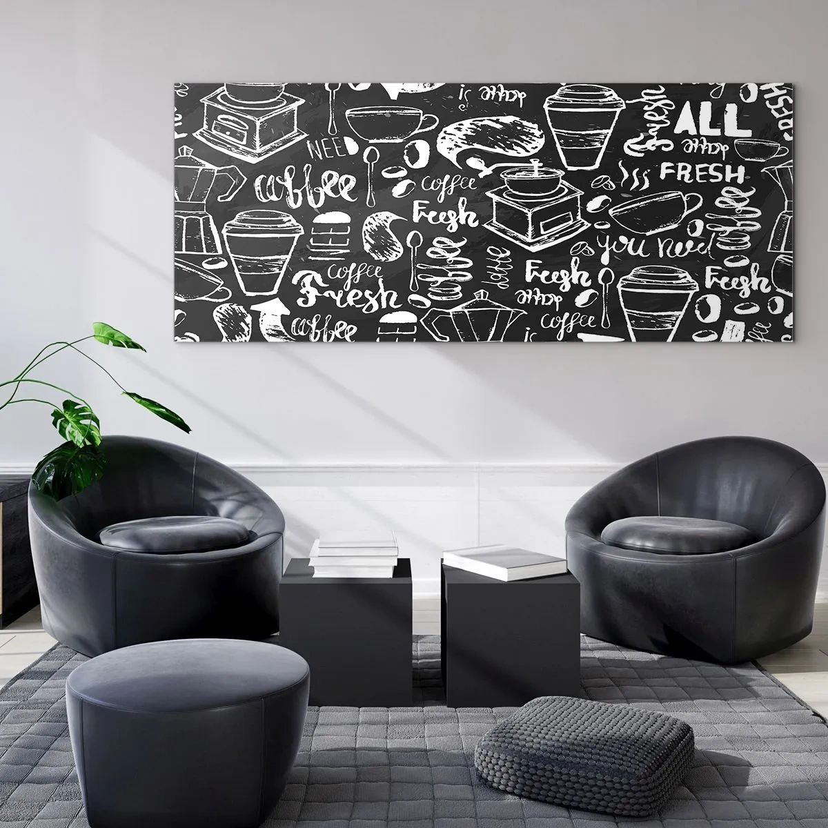 Glass picture - All You Need Is… - 120x50 cm