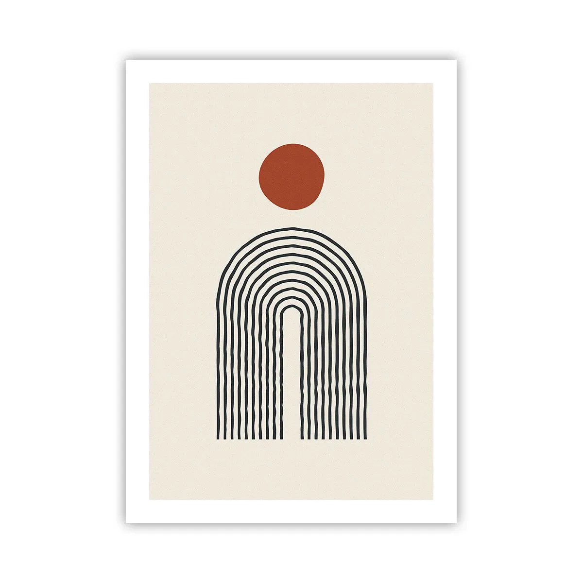 Poster - Magnetism of Shapes and Colours - 50x70 cm