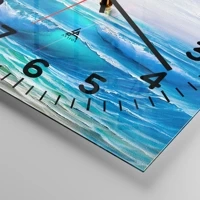 Clock face with numbers