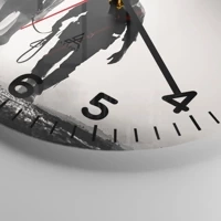 Clock face with numbers