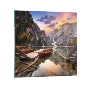 Glass picture - Promise of a Day - 40x40 cm