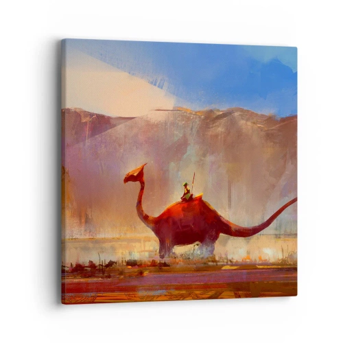 Canvas picture - If They Hadn't Gone Extinct - 40x40 cm