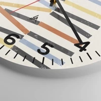 Clock face with numbers