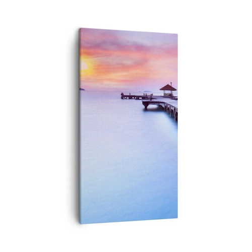 Canvas picture - Sea of Calm to the Horizon - 45x80 cm