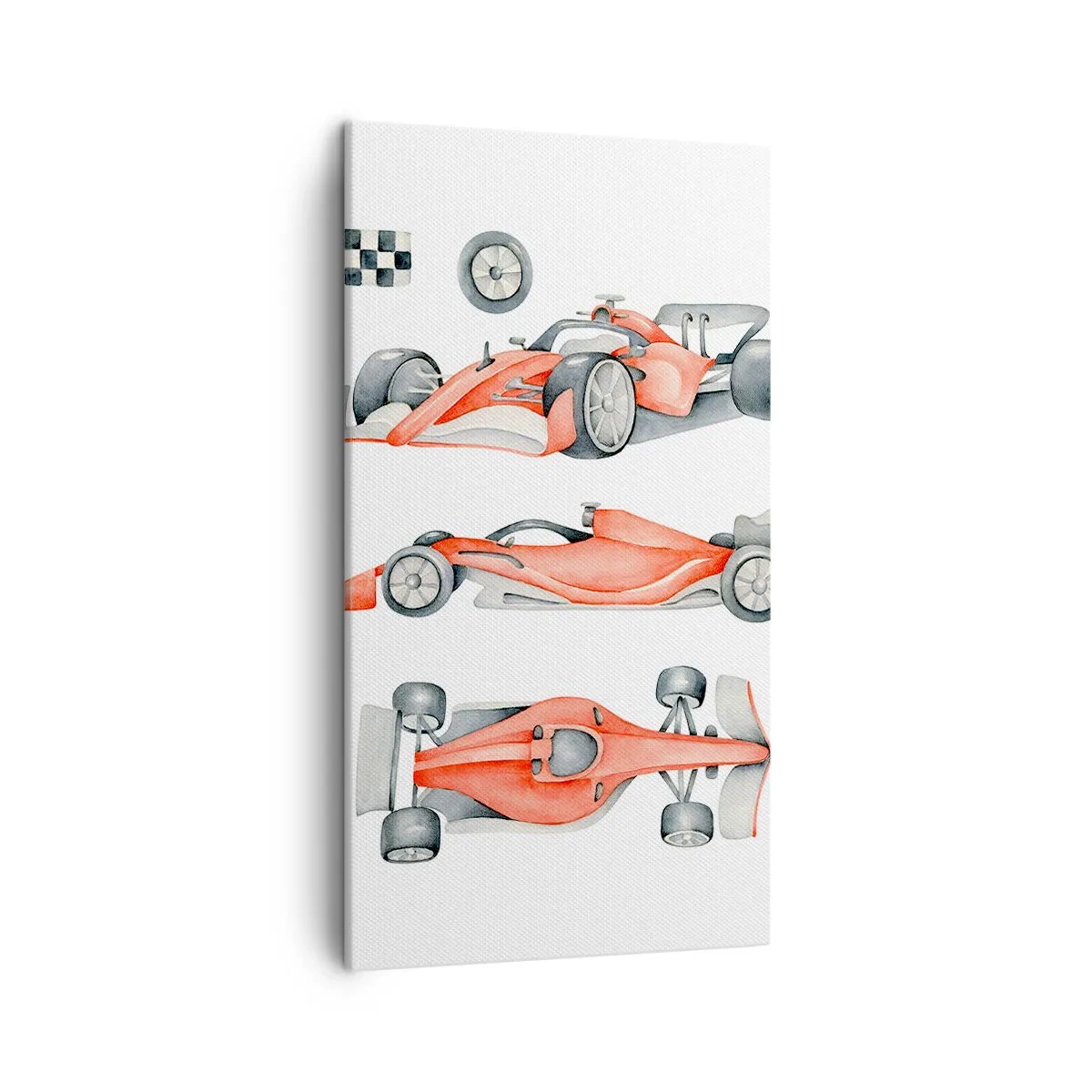 Canvas picture - Race for the Dreams - 45x80 cm