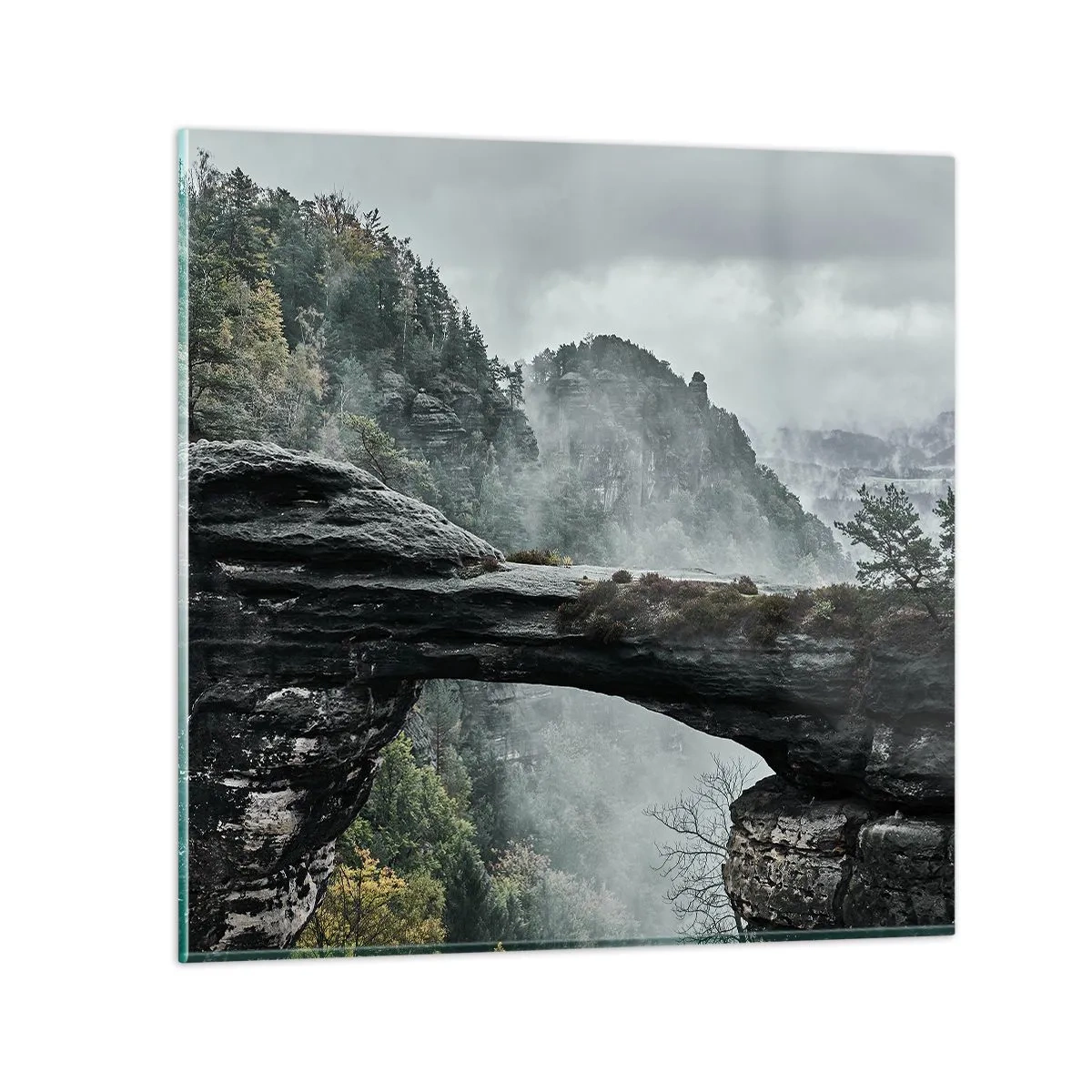 Glass picture - Adventure Is About to Start - 50x50 cm