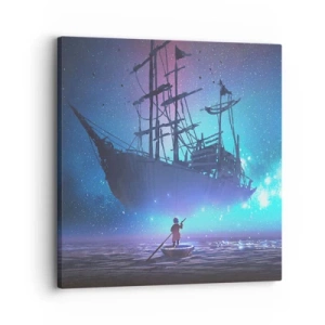 Canvas picture - Encounter with a Sea Myth - 30x30 cm