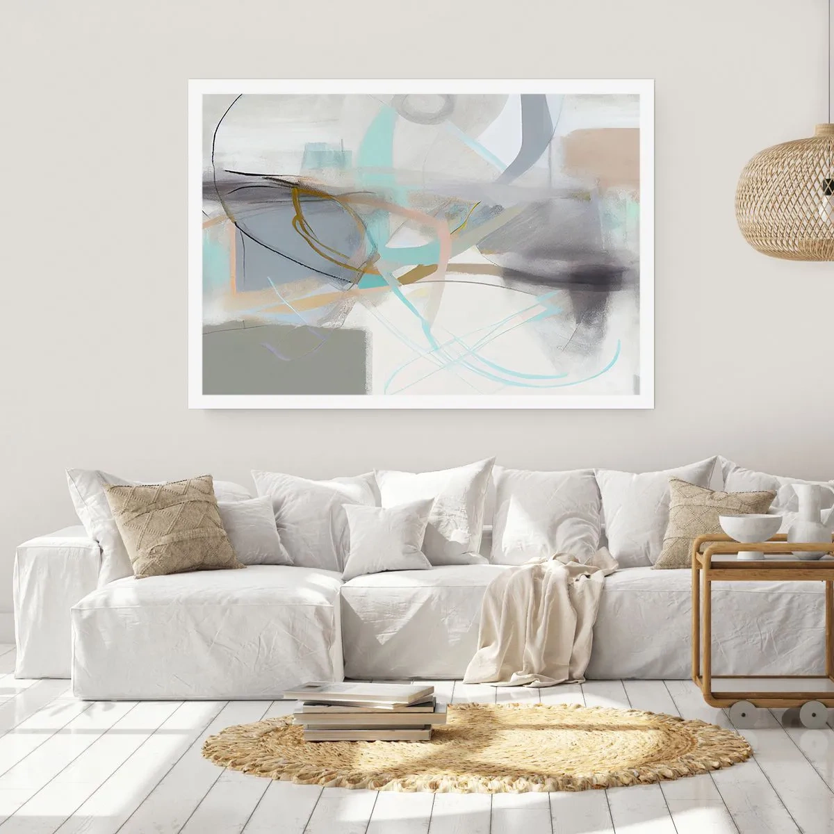 Poster - Foggy Abstract - 40x30 cm