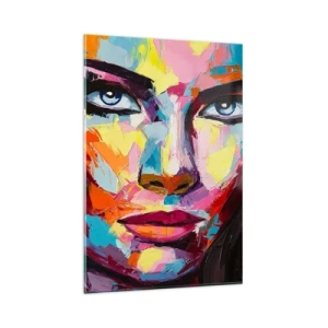 Glass picture - Soul Is Also Colourful - 80x120 cm