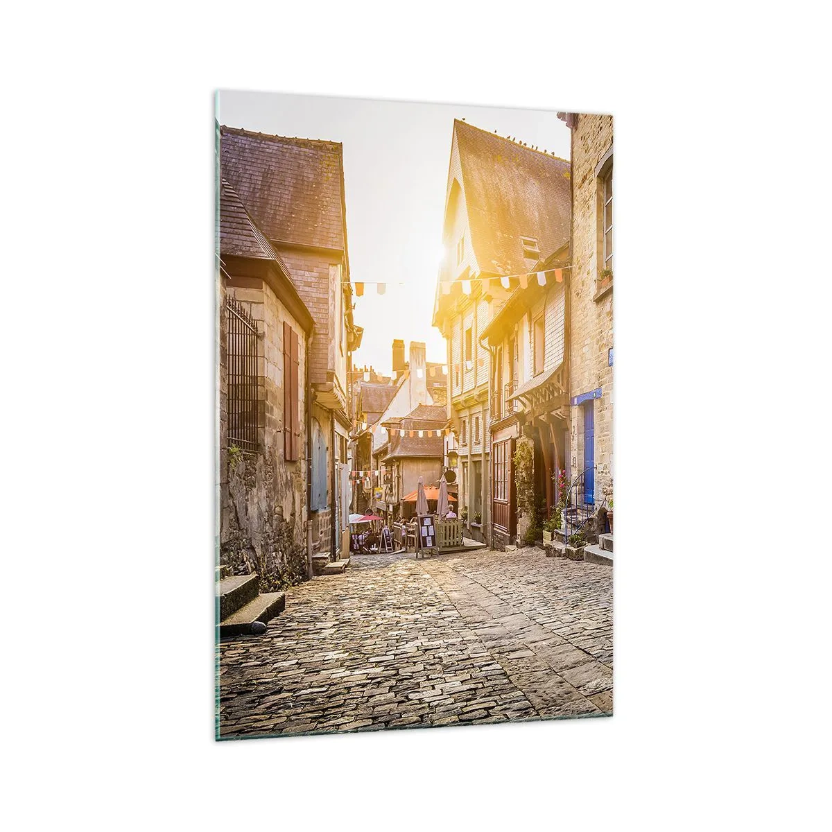 Glass picture - White Spirit of a Town - 70x100 cm