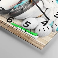 Clock face with numbers