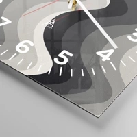Clock face with numbers