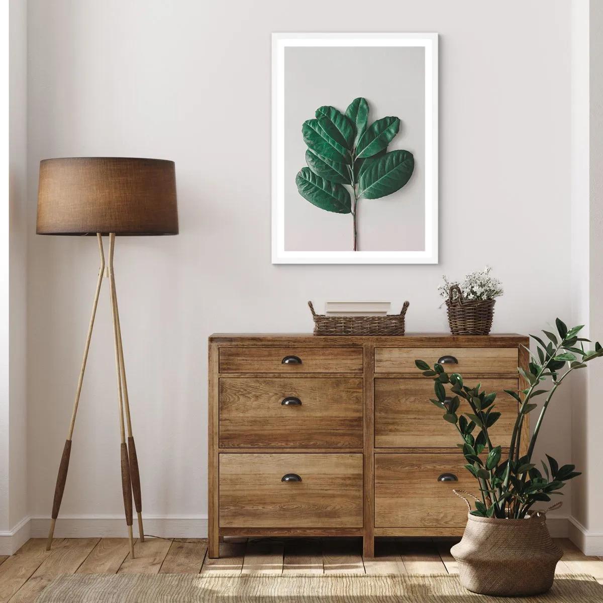 Poster in white frmae - Drawing of Nature Itself - 61x91 cm