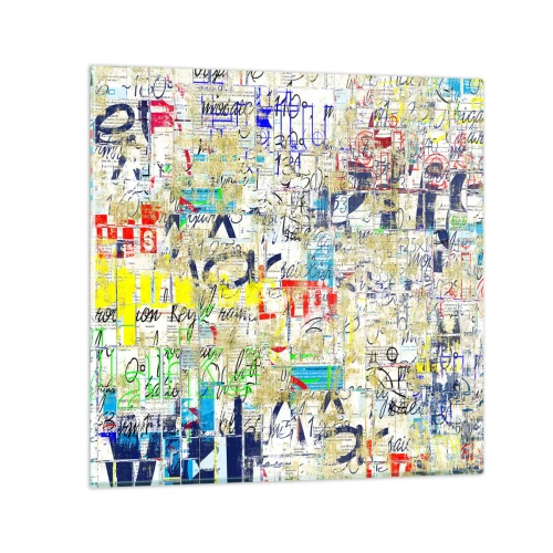 Glass picture - Feast for the Eyes - 40x40 cm