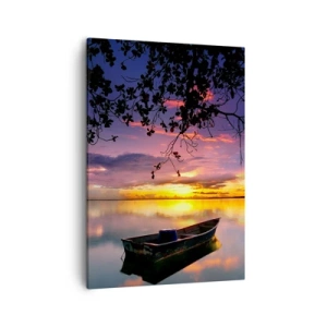 Canvas picture - Serenity of the Lake - 50x70 cm
