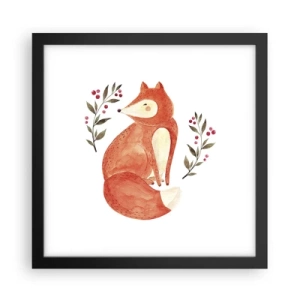 Poster in black frame - Small Ginger - 30x30 cm