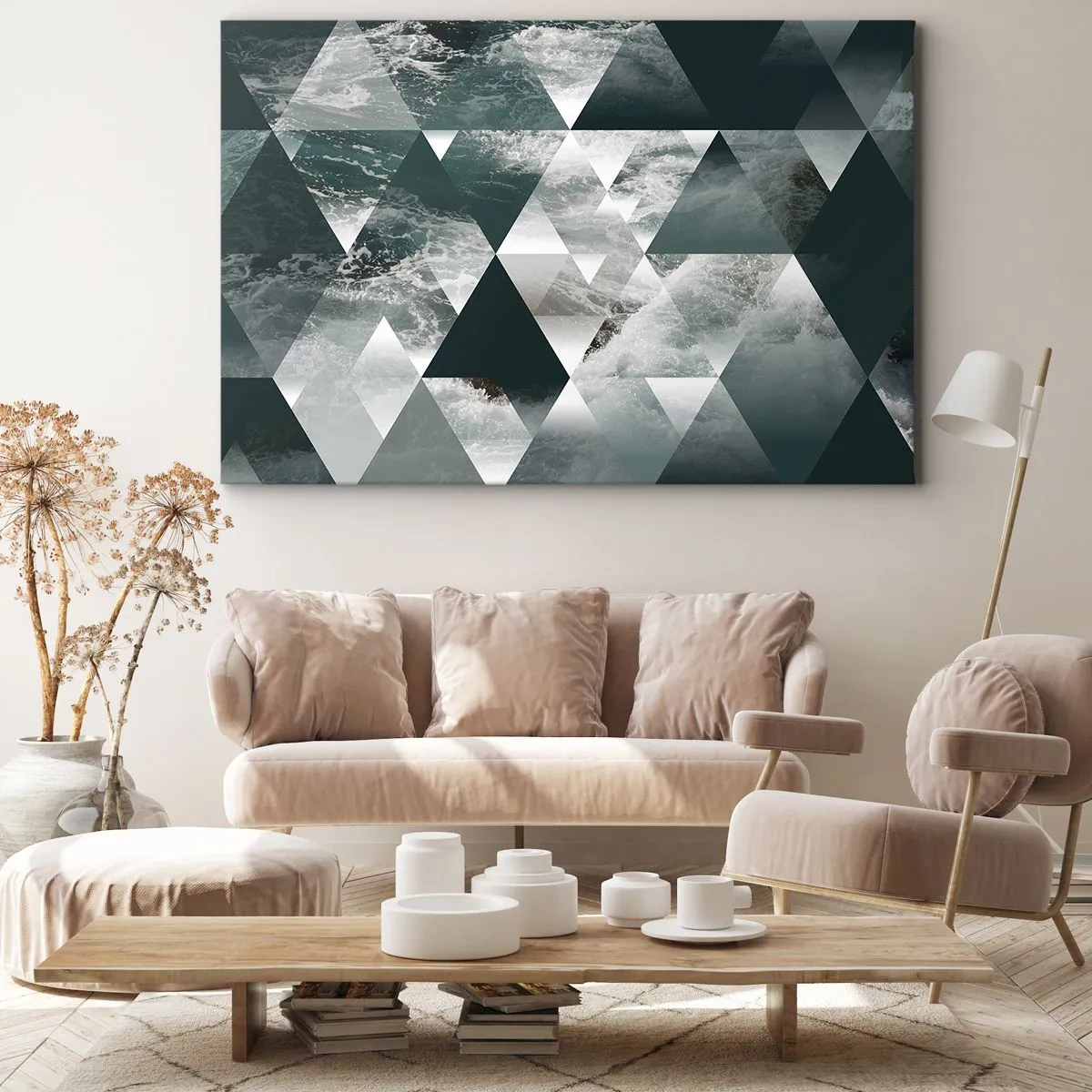 Canvas picture - Crystal Perspective - 120x80 cm
