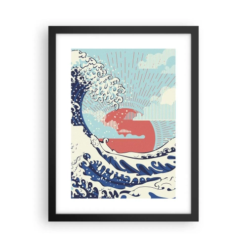 Poster in black frame - From Japanese Inspirations - 30x40 cm